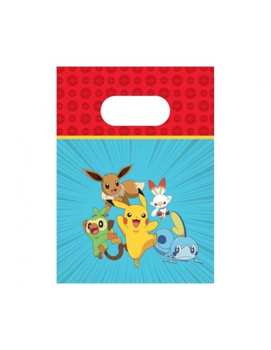Sacchetti carta party - Confezione 4 pezzi - Pokemon