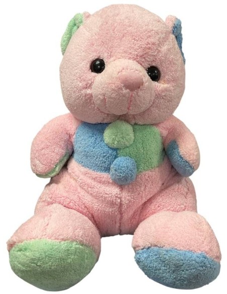 Peluche Orsetto Soft Baby Colorato Cm. 25