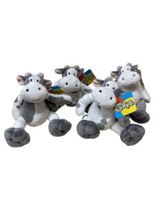 Peluche Mucca Soft Maculata Cm. 12 - Soggetti assortiti