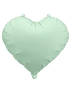 Palloncino mylar 18" Cm. 45 - Cuore - Green matt