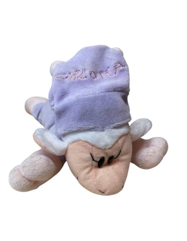 Peluche Pecora Carlotta Stesa Piccola