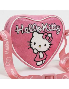 Borsetta tracollina a cuore glitterata Cm. 15x14 - Hello Kitty 2