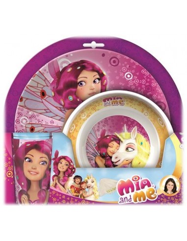 Set 3 pezzi melamina (piatto...