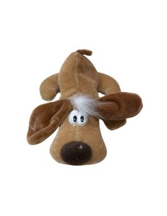 Peluche cane steso con sabbia Cm. 12