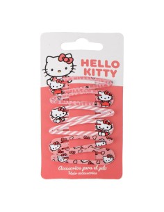 Blister 6 mollette clic clac - Hello Kitty