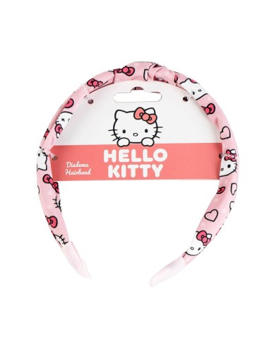 Cerchietto in tessuto - Hello Kitty