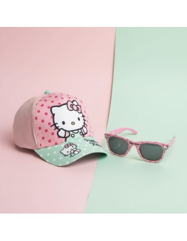 Set cappello con visiera e occhiali da sole - Hello Kitty