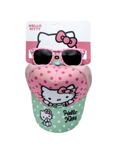 Set cappello con visiera e occhiali da sole - Hello Kitty