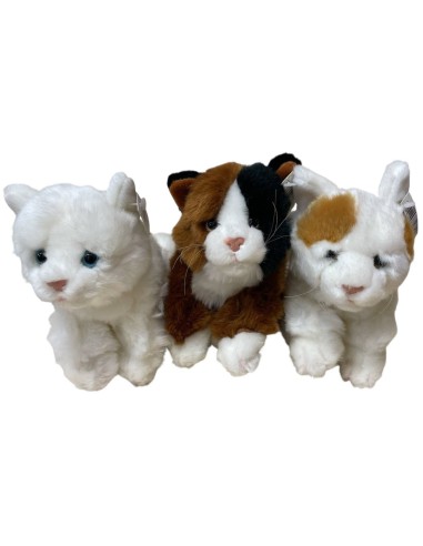 Peluche Gattino peluche soft Cm. 16 - Modelli assortiti