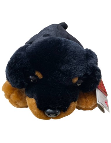 Peluche Cane Rottweiler Steso Cm. 28
