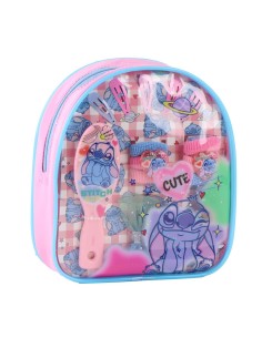 Zainetto trasparente con accessori per capelli - Stitch