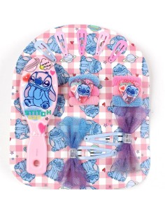 Zainetto trasparente con accessori per capelli - Stitch 2