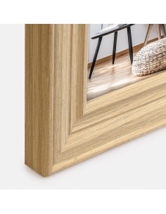 Portafoto in legno naturale Cm. 18x23 - Foto Cm. 13x18 2