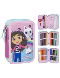 Astuccio completo 3 zip deluxe Giotto - Gabby's Dollhouse
