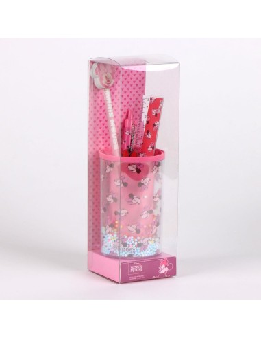 Set cancelleria con portapenne da tavolo - Minnie
