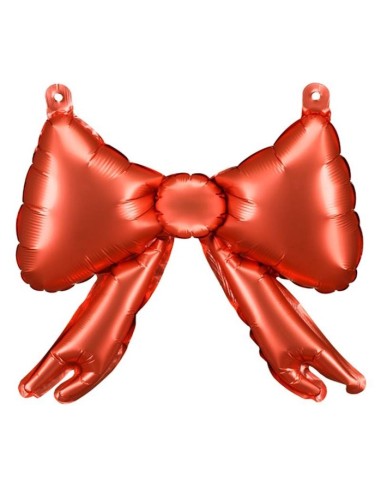 Palloncino mylar fiocco rosso Cm. 26x25 - Blister 5 pezzi