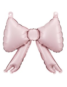 Palloncino mylar fiocco rosa Cm. 26x25 - Blister 5 pezzi