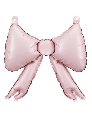 Palloncino mylar fiocco rosa Cm. 26x25 - Blister 5 pezzi