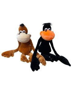 Peluche con sabbia Cm. 16 - Scimmietta con braccia e gambe lunghe - Colori assortiti