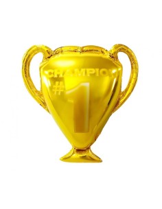 Palloncino mylar cm. 50x48 - Coppa Oro N.1