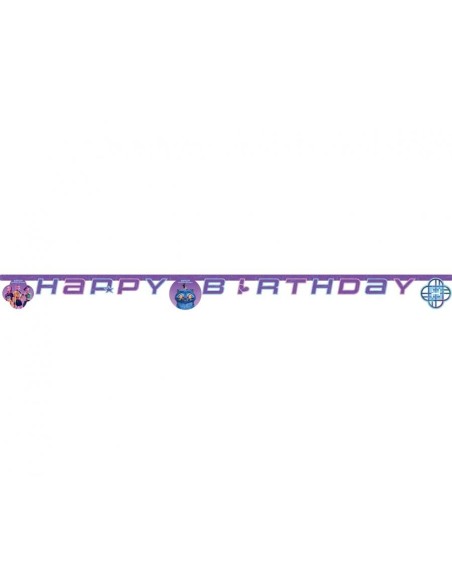 Festone banner scritta Happy Birthday - K-Pop Demon Hunters