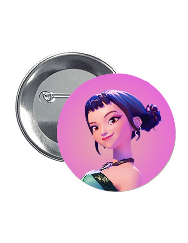 Set 6 spille tonde button Cm. 4,4 - K-Pop - Zoey