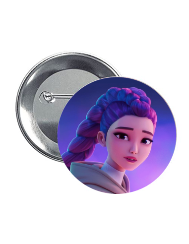 Set 6 spille tonde button Cm. 4,4 - K-Pop - Rumi