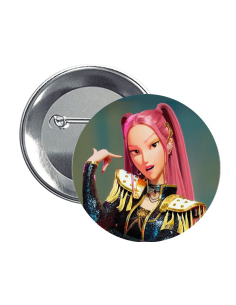 Set 6 spille tonde button Cm. 4,4 - K-Pop - Mira
