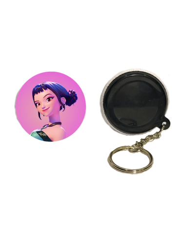 Set 6 Portachiavi button K-Pop - Zoey