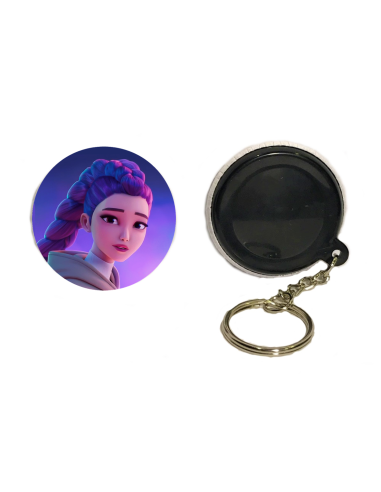 Set 6 portachiavi button K-Pop - Rumi