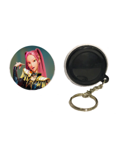 Set 6 portachiavi button K-Pop - Mira