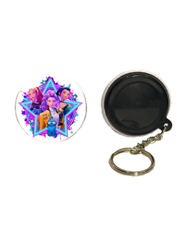 Set 6 portachiavi button K-Pop