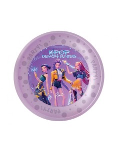 Piatti plastica riutilizzabili Cm. 21 - K-Pop - Set 4 pezzi 2