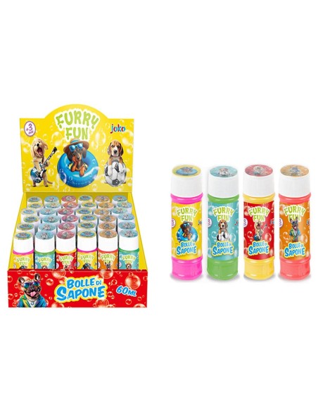 Bolle di sapone 60 ML. - Cani - Expo 36 pezzi