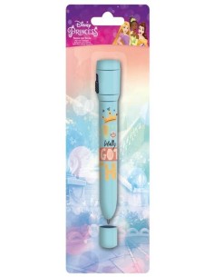 Penna con torcia in blister - Principesse