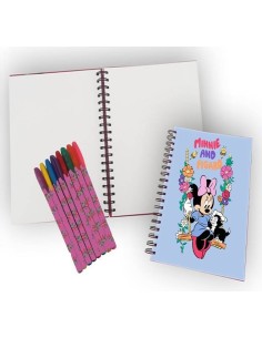 Set regalo con agenda spiralata e penne in gel - Minnie 2