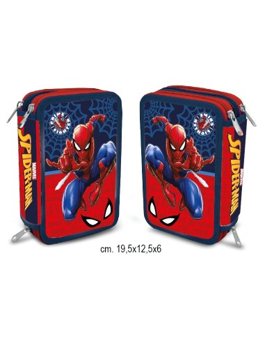 Astuccio completo 3 zip deluxe - Spiderman