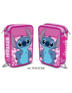 Astuccio completo 3 zip deluxe - Stitch Girl