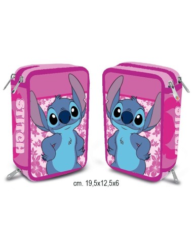 Astuccio completo 3 zip deluxe - Stitch Girl