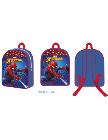 Zainetto asilo con zip - Spiderman