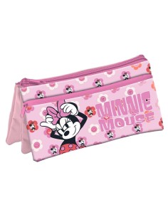 Astuccio bustina 3 scomparti Cm. 21x10 - Minnie