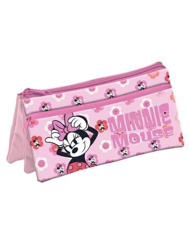 Astuccio bustina 3 scomparti Cm. 21x10 - Minnie