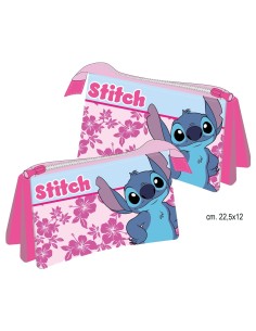 Astuccio bustina 3 scomparti - Stitch Girl