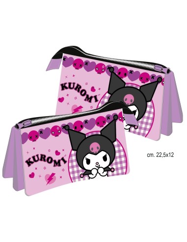 Astuccio bustina 3 scomparti - Kuromi
