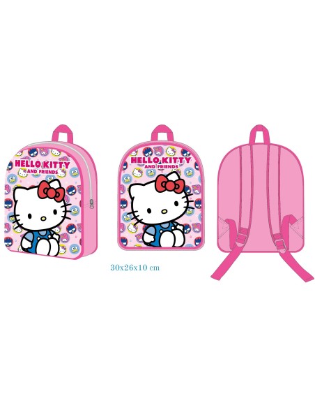 Zainetto asilo con zip - Hello Kitty