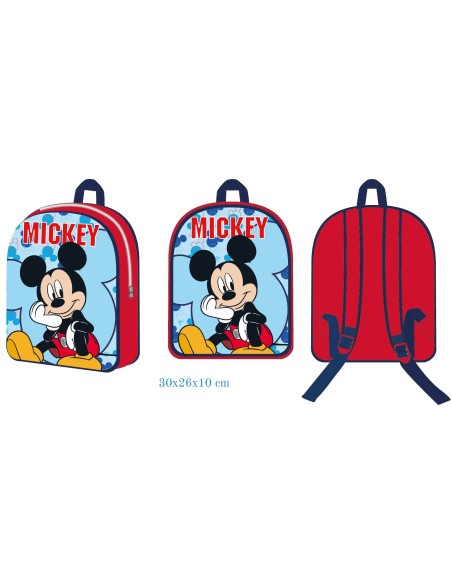Zainetto asilo con zip - Topolino Mickey Mouse