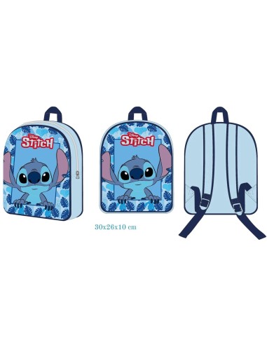 Zainetto asilo con zip - Stitch Boy