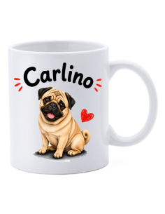 Tazza mug ceramica in scatola "Cat&Dog" - Carlino