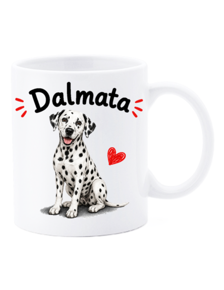 Tazza mug ceramica in scatola "Cat&Dog" - Dalmata