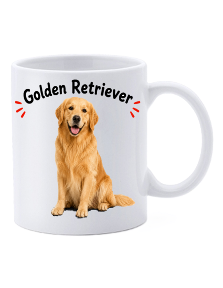 Tazza mug ceramica in scatola "Cat&Dog" - Golder Retriever